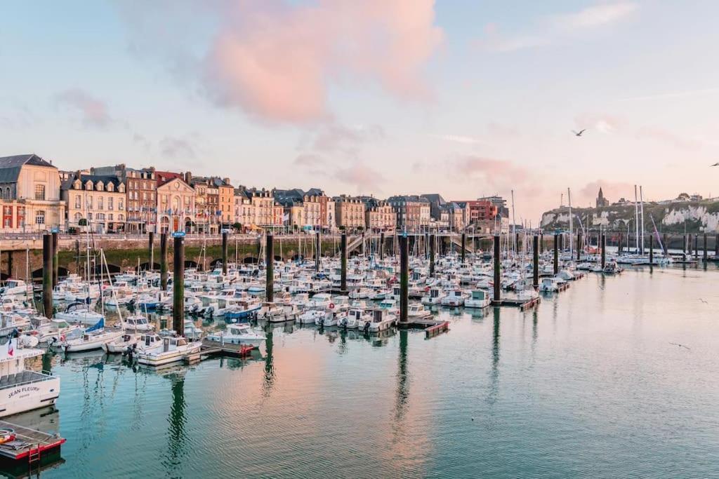 Le Dieppe Harbour - Ideal Loisirs Et Teletravail Apartment ภายนอก รูปภาพ